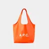 Apc Ninon Shopper Bag - A.p.c. - Synthetic Leather - Orange In Orange