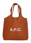 Apc A.p.c. Ninon Shopping Bag In Brown