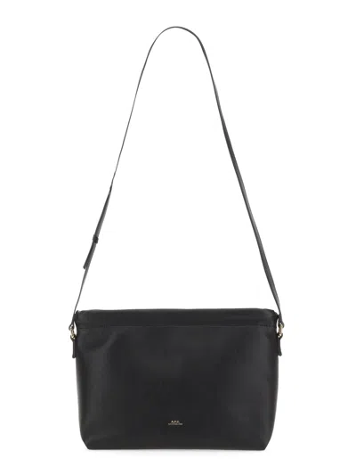 Apc Ninon Shoulder Bag In Black