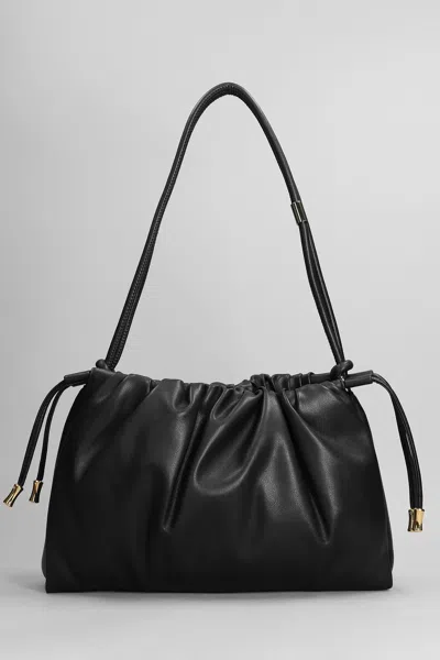 Apc Ninon Shoulder Bag In Black Polyuretan