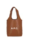 Apc A.p.c. Ninon Tote Bag In Brown