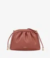 Apc Ninon Small Drawstring Bag One Size Black In Faq - Dark Pink