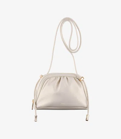 Apc Ninon Small Drawstring Bag One Size Goldtone In Neutral