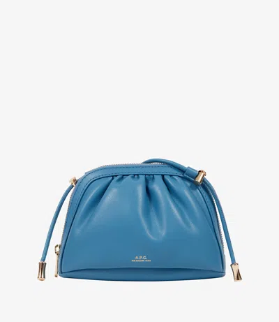 Apc Ninon Small Drawstring Bag One Size Iaa In Iaa - Blue