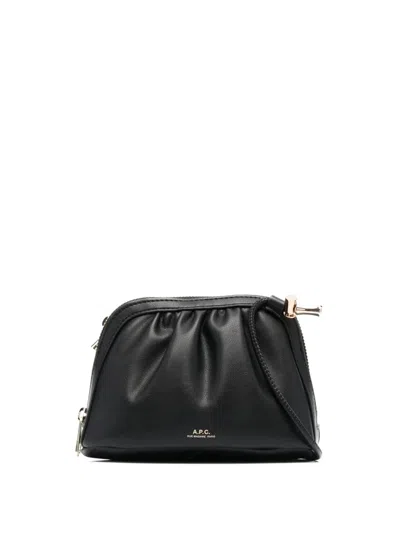 Apc Ninon Small Drawstring Bag Woman Black