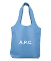 Apc A.p.c. Ninon Small Tote Bag In Blue