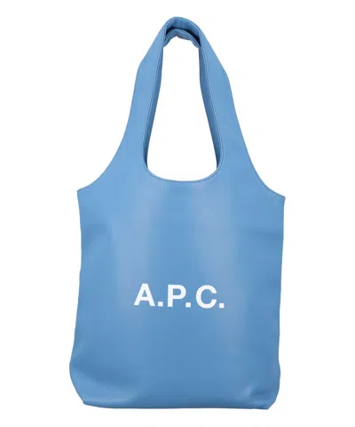 Apc Ninon Small Handbag In Blue