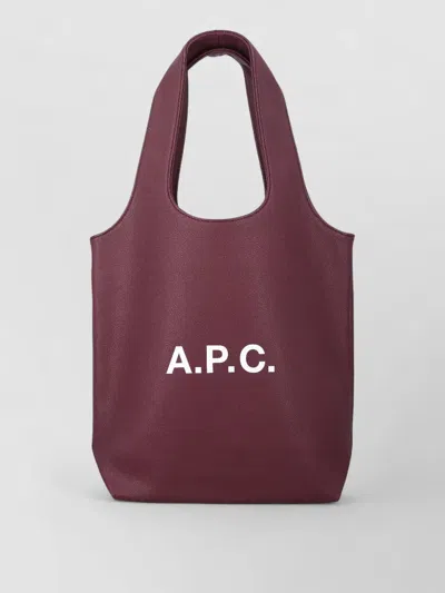 A.p.c. Ninon Small Leather Look Tote Bag