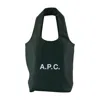 Apc A.p.c. Ninon Small Shopper Bag In Green