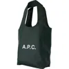 Apc A.p.c. Ninon Small Shopper Bag In Green