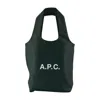 Apc A.p.c. Ninon Small Shopper Bag In Green