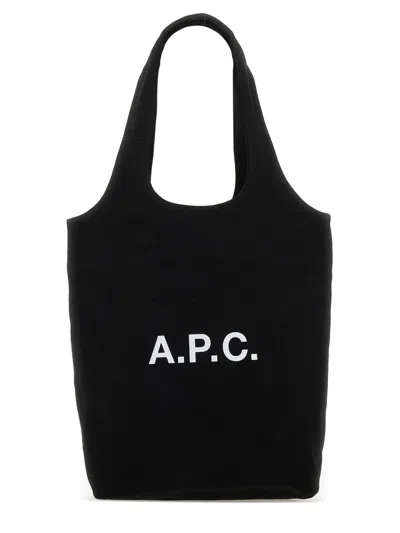 A.p.c. Ninon Small Shopper Bag In Purple