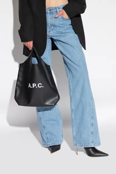 Apc A.p.c. ‘ninon Small' Shopper Bag In Black