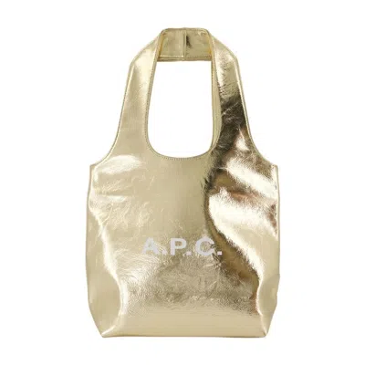 Apc Ninon Small Shopping Bag - Synthetic - Gold