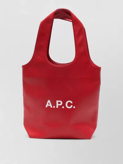 A.p.c. Ninon Small Shoulder Tote Bag In Animal Print