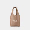 Apc Tote Bag Ninon Small - A.p.c. - Cuir Synthétique - Rose In Pink
