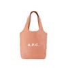 Apc A.p.c. Ninon Tote Bag In Neutrals
