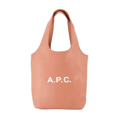 Apc A.p.c. Ninon Small Tote Bag In Pink