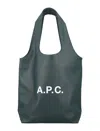 Apc A.p.c. Ninon Small Tote Bag In Gray