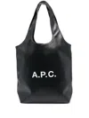 Apc Knitted Turtleneck Dress With Cut Out Detail In Black