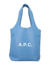 Apc A.p.c. Ninon Small Tote Bag In Blue