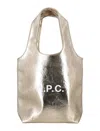 Apc A.p.c. Ninon Small Tote Bag In Gold