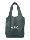 Apc A.p.c. Ninon Small Tote Bag In Gray