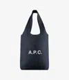 Apc Ninon Small Tote Bag One Size Indigo In Indigo