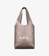 Apc Ninon Small Tote Bag One Size Raj In Raj - Metallic Gold