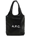 Apc Knitted Turtleneck Dress With Cut Out Detail In Black