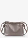 Apc Ninon Synthetic Leather Crossbody Bag In Silver