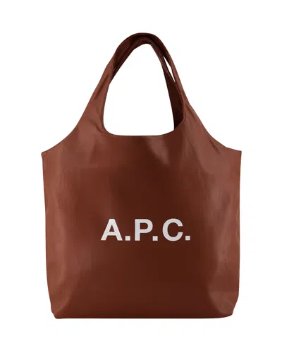 Apc Ninon Tote Bag - A. P.c - Synthetic - Brown