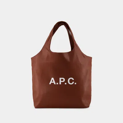 Apc Ninon Tote Bag - A.p.c - Synthetic - Brown