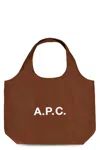Apc A.p.c. Ninon Tote Bag In Brown