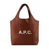 Apc A.p.c. Women Small Ninon Shoulder Bag In Brown