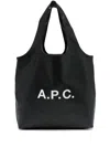Apc A.p.c. Ninon Black Media Tote Bag Women In Black