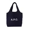 Apc A.p.c. Women Ninon Tote Bag In Blue