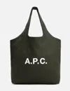 Apc A.p.c. Black Tote Bags Women In Green