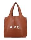 Apc A.p.c. Ninon Tote Bag In Brown