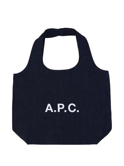 A.p.c. Ninon Tote Bag In Black
