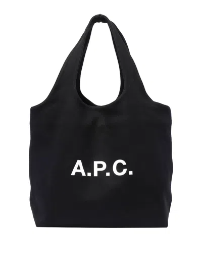 Apc Ninon Tote Bag In Black
