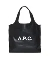 Apc Small Ninon Tote Bag In Black