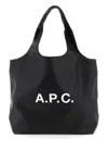 Apc Denim Ninon Shopping Bag In Black