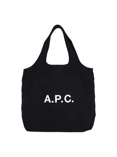 APC A.P.C. "NINON" TOTE BAG BLACK