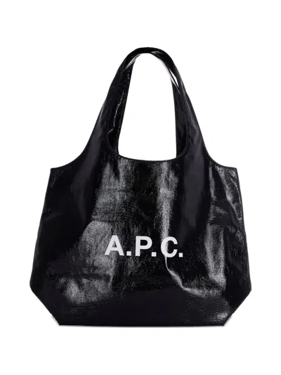 Apc Ninon Tote Bag In Black