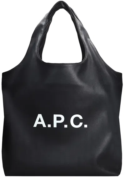 A.p.c. Ninon Tote Bag In Black