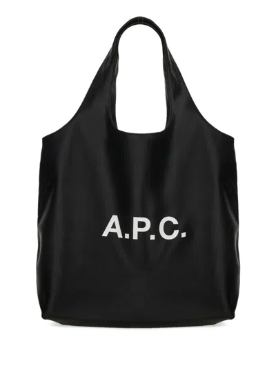 A.p.c. "ninon" Tote Bag In Black