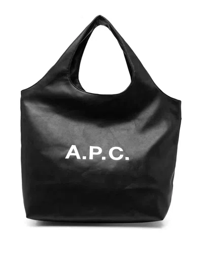 A.p.c. Ninon Tote Bag In Black