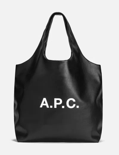 Apc A.p.c. Ninon Shopper Bag In Black