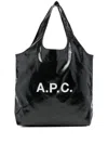 Apc Knitted Turtleneck Dress With Cut Out Detail In Black